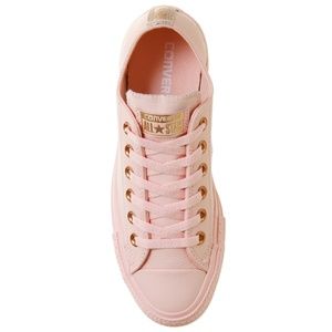 pink rose gold converse